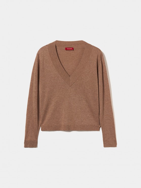 V-neck sweater