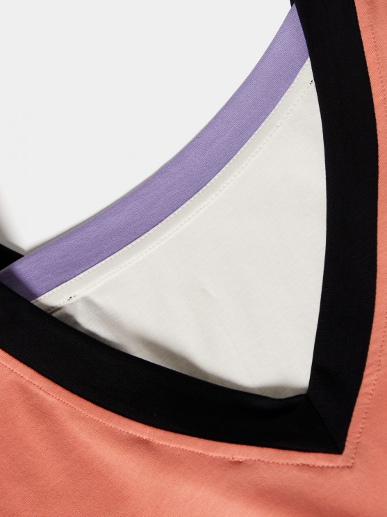 Color block t-shirt