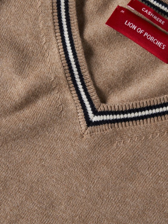 Cotton and cashmere pullover