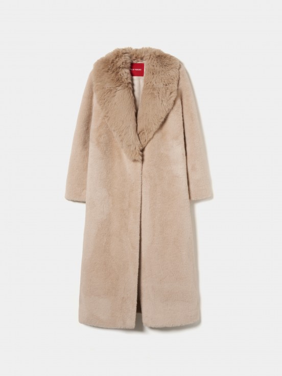 Long fur coat