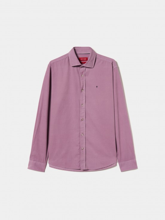 Slim fit corduroy shirt