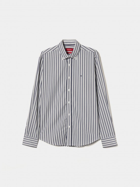 Regular fit striped shirt