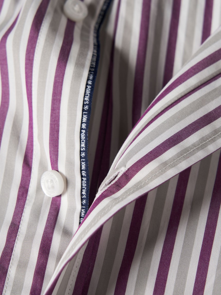 Camisa rayas regular fit