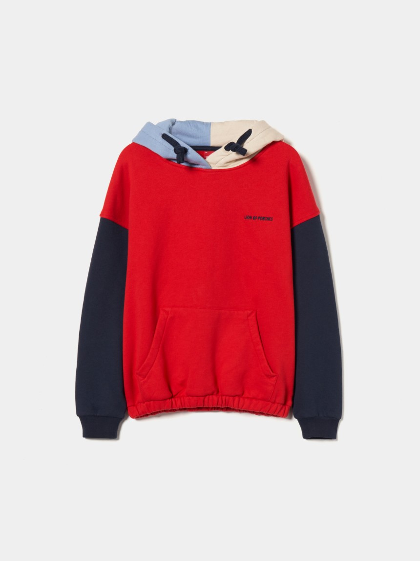 Color block sweater