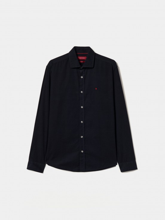 Slim fit corduroy shirt