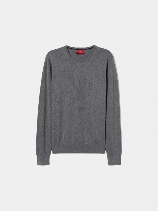 Cotton and cashmere sweater