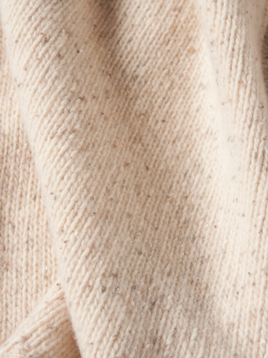 Two-tone knitted jacket