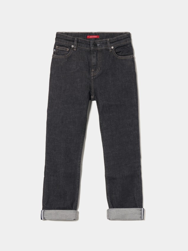 Calças denim regular fit
