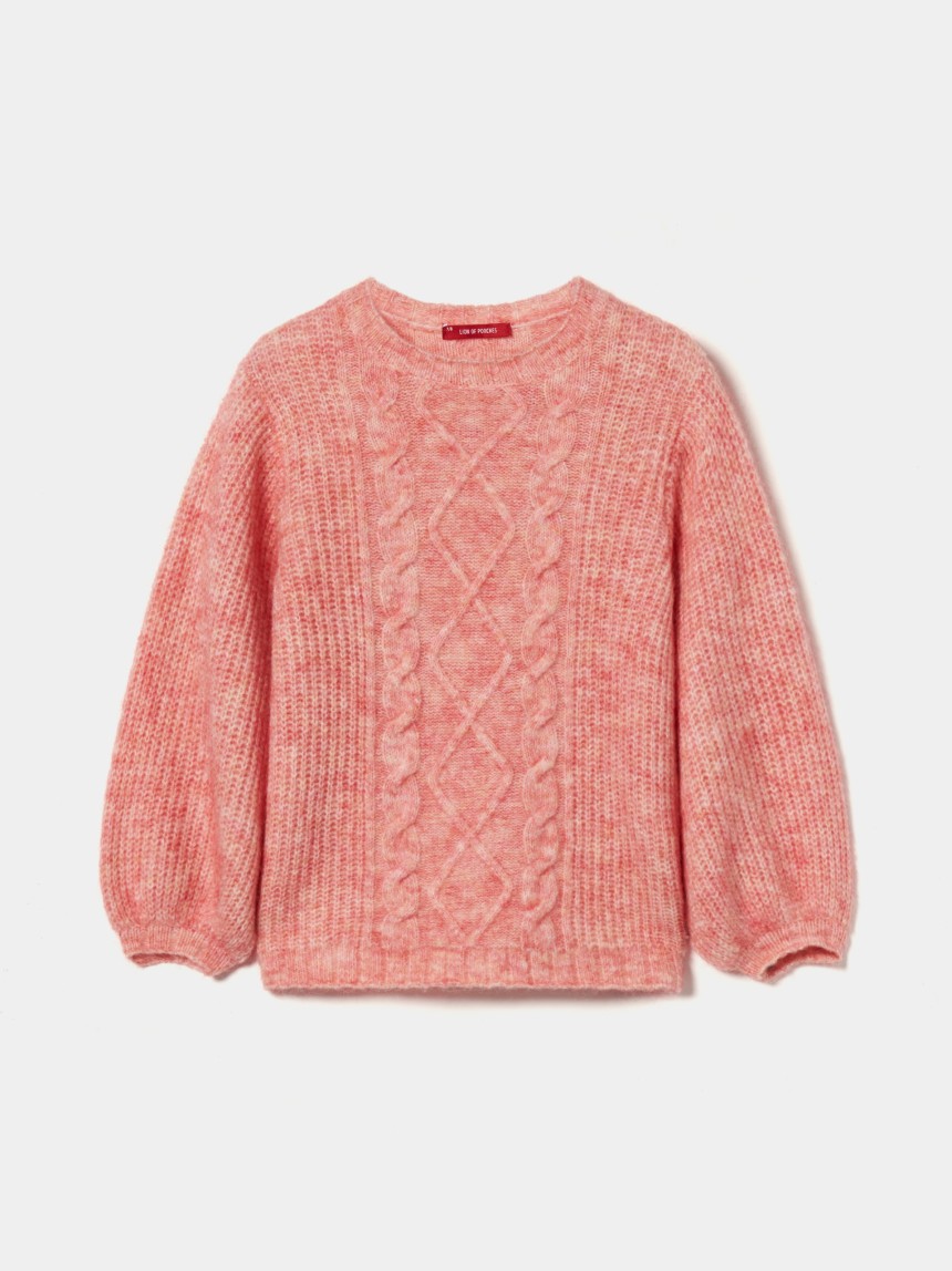 Camisola malha entran�ada