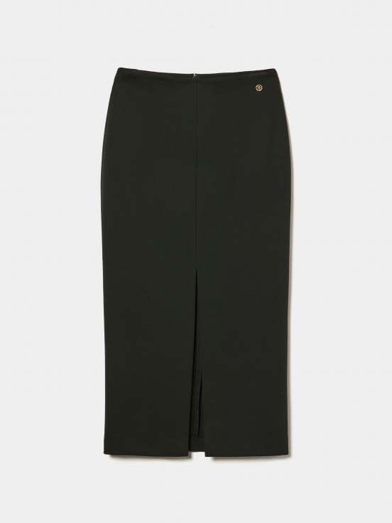 Fitted pencil skirt