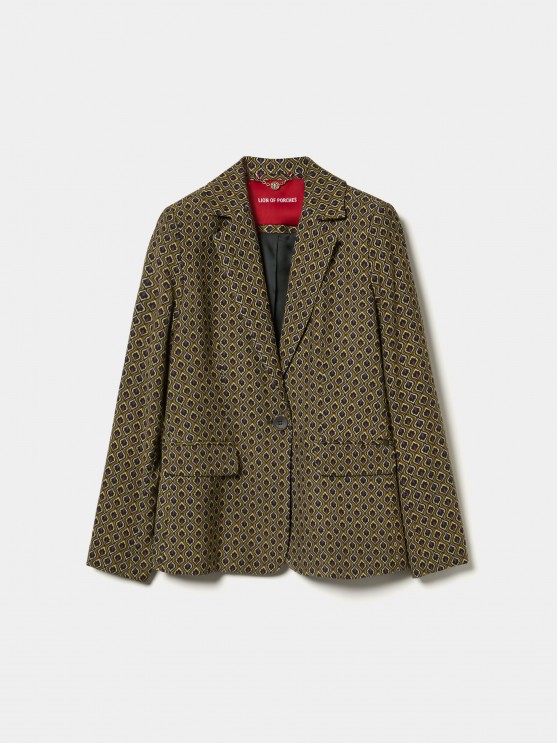 Printed blazer