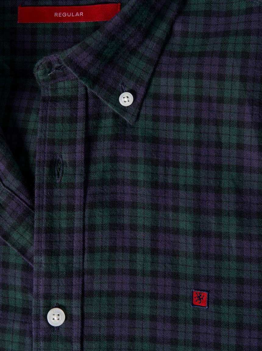 Camisa xadrez regular fit