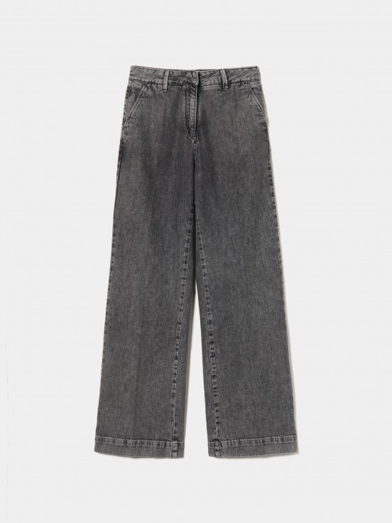 Calas denim wide leg