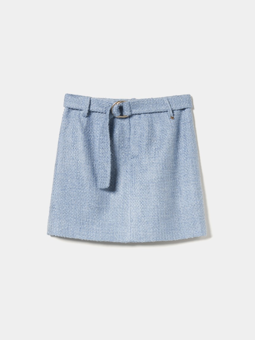 Saia tweed curta