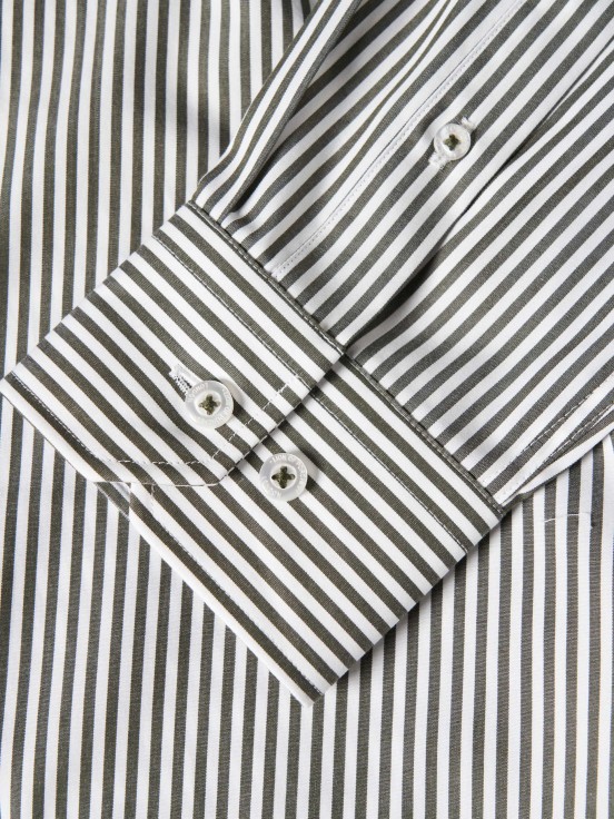 Striped slim fit shirt