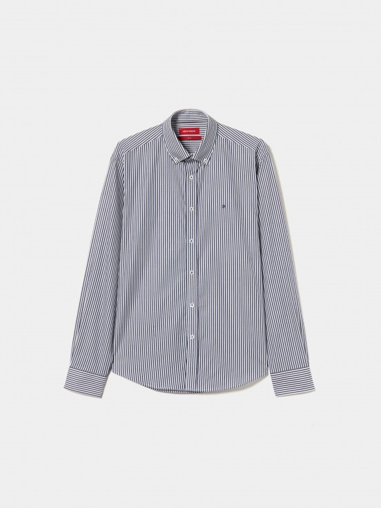 Striped slim fit shirt