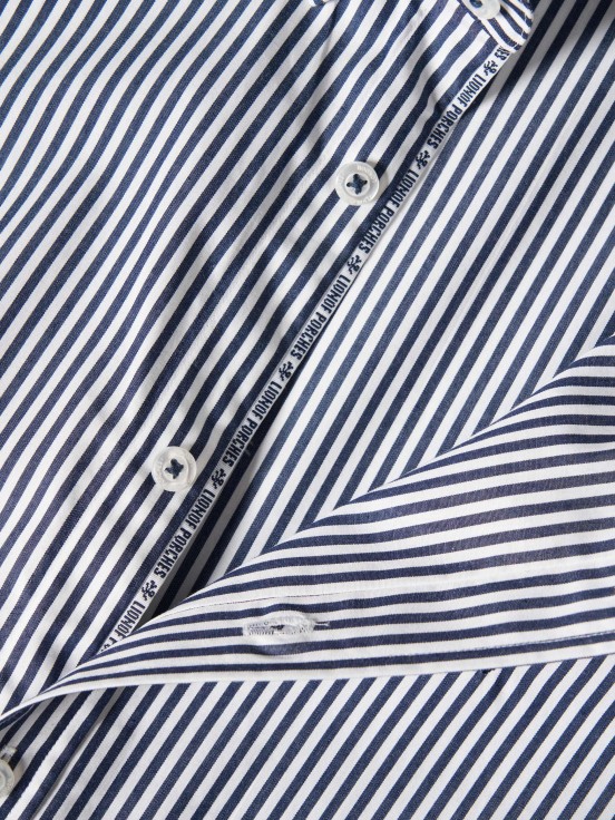 Striped slim fit shirt