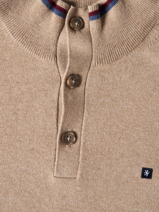Button-down sweater