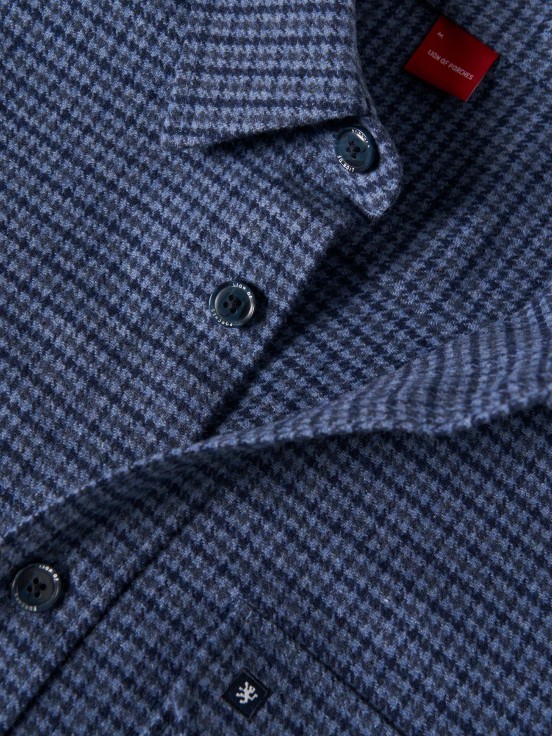Pied de poule overshirt