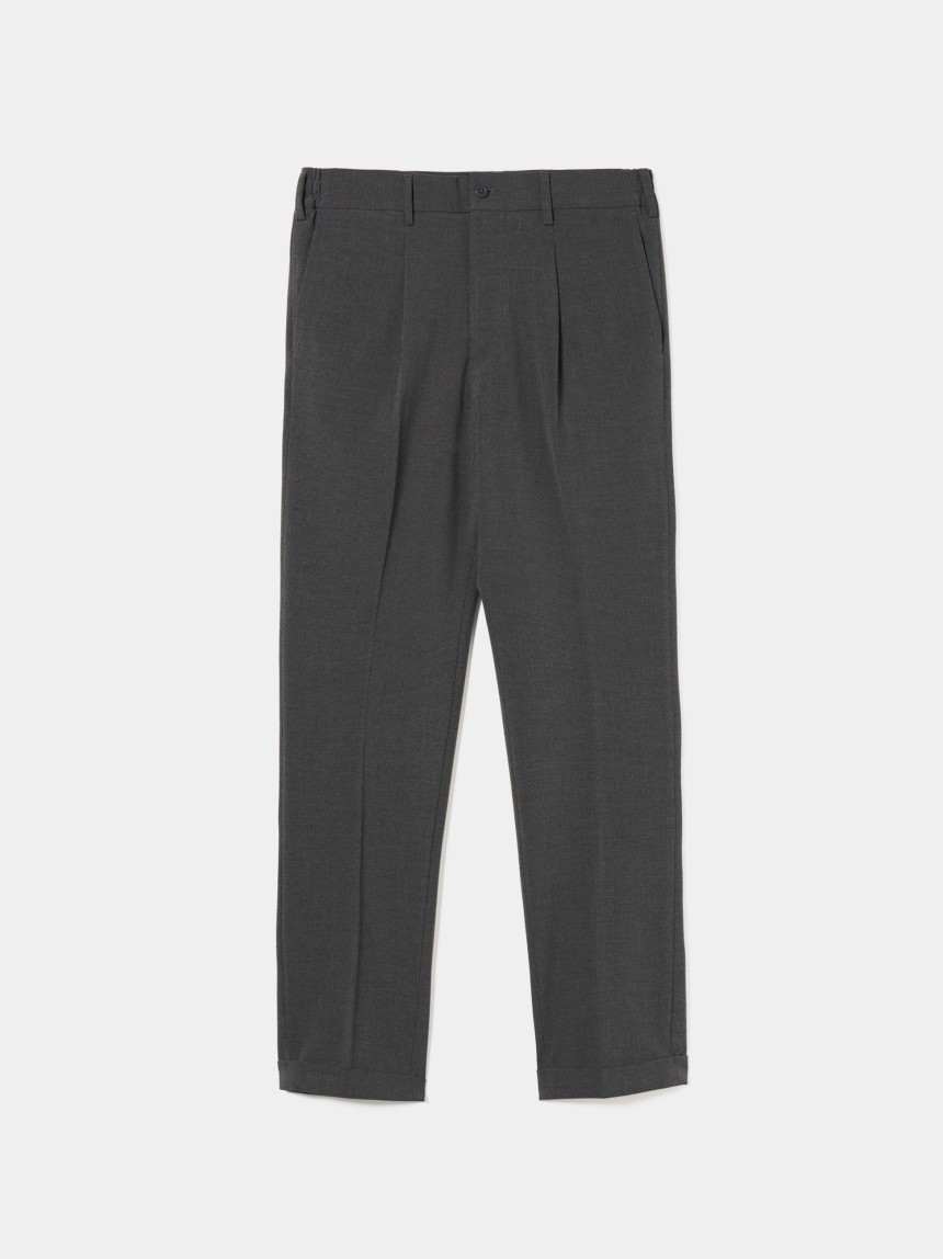 Cal�as regular fit com pregas