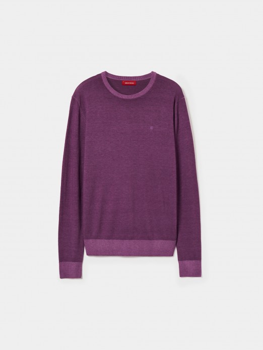 Garment dye sweater