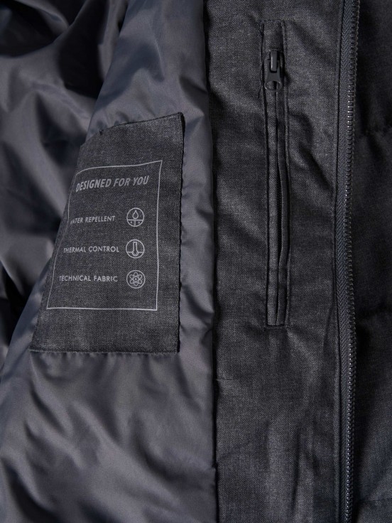 Water-repellent quilted jacket