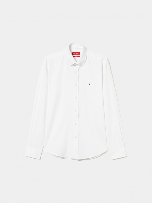 Slim fit cotton shirt