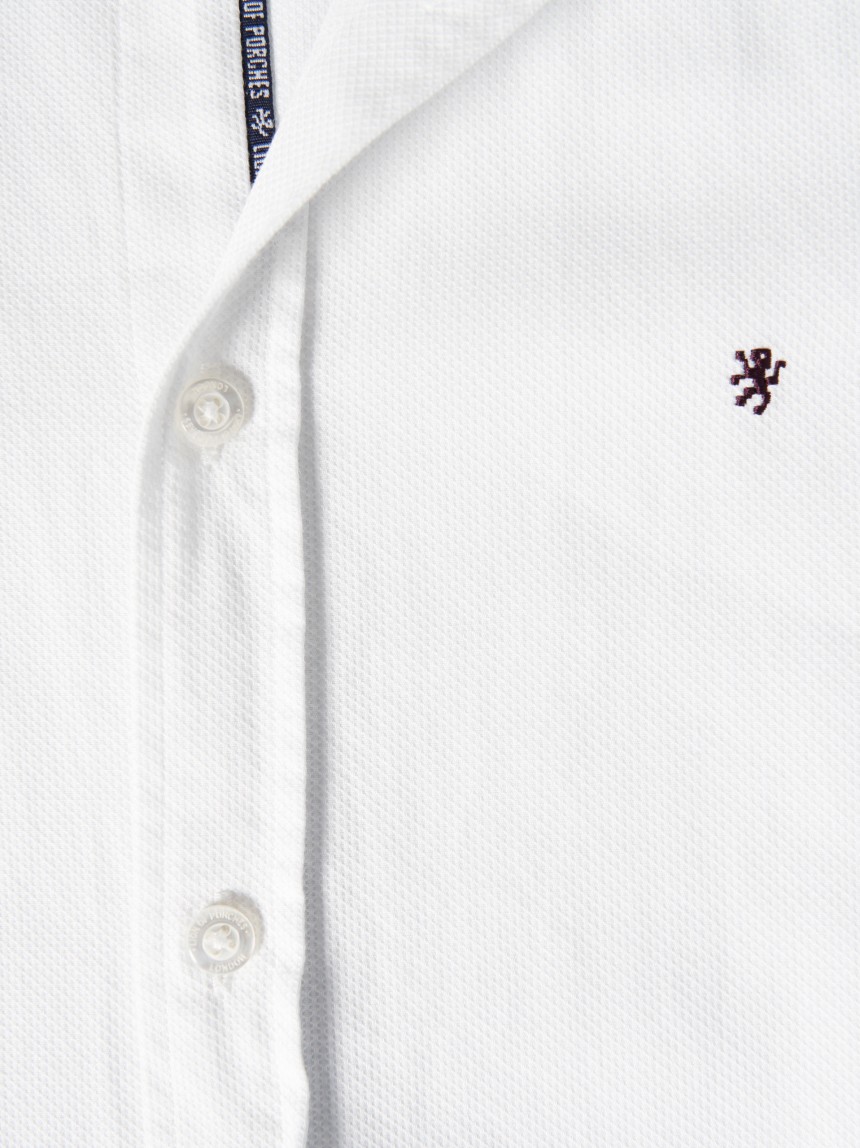 Camisa slim fit de algod�o
