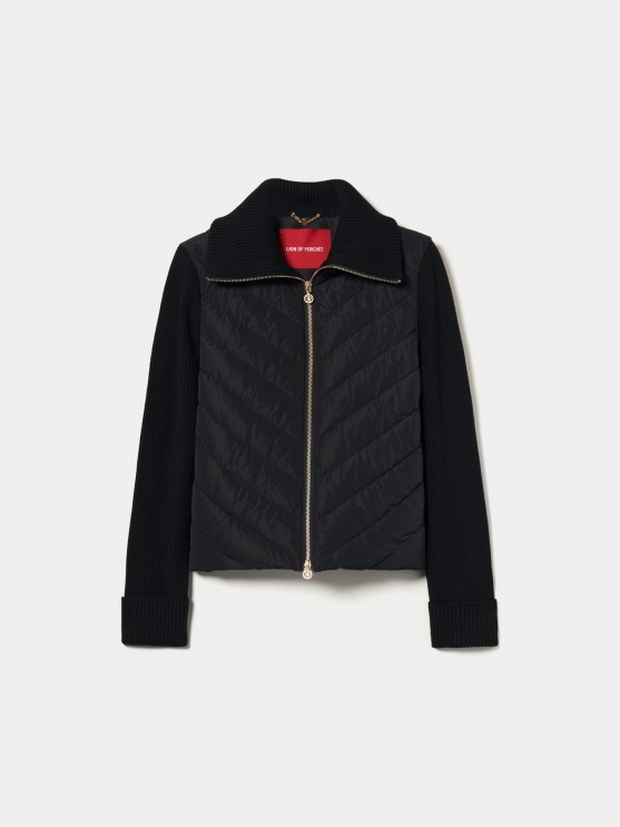 Quilted combination jacket
