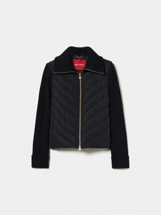 Quilted combination jacket