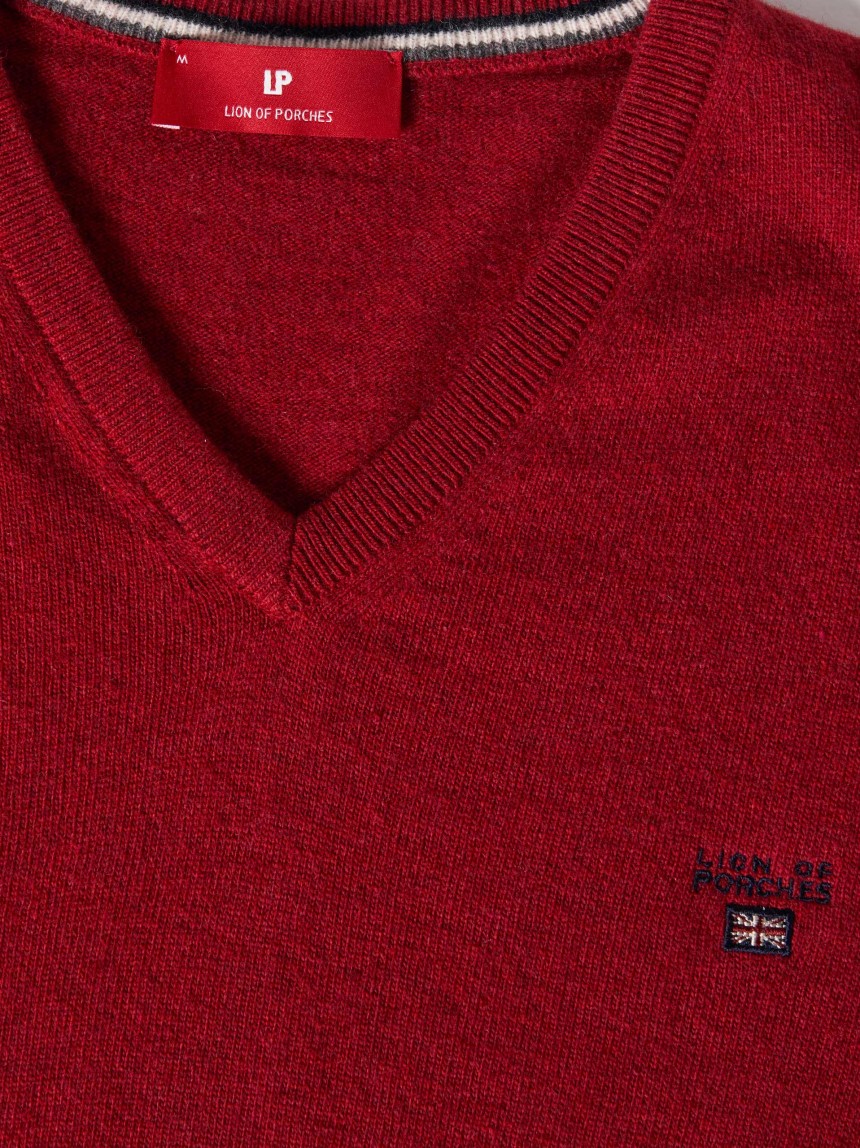 Pullover decote em V