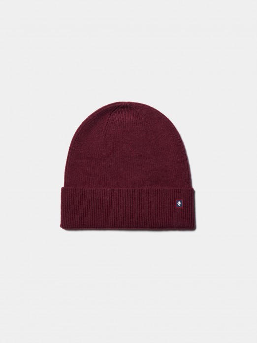 Ribbed knit hat