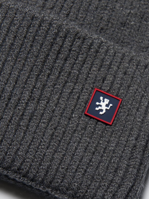 Gorro malha canelada