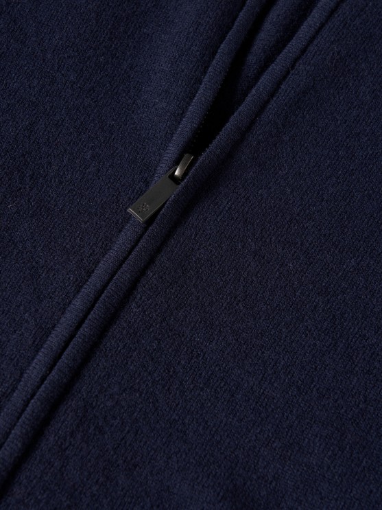 Wool knitted coat