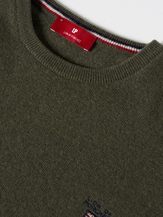 Wool blend pullover