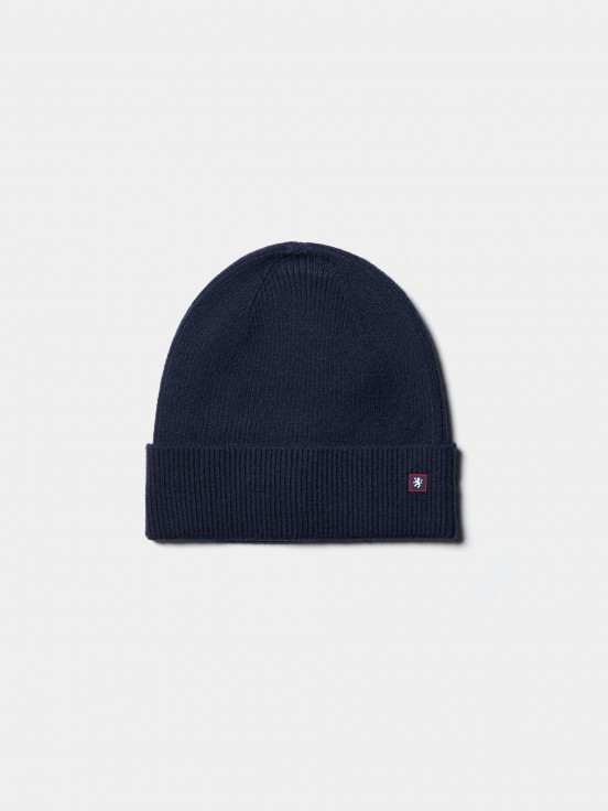 Ribbed knit hat