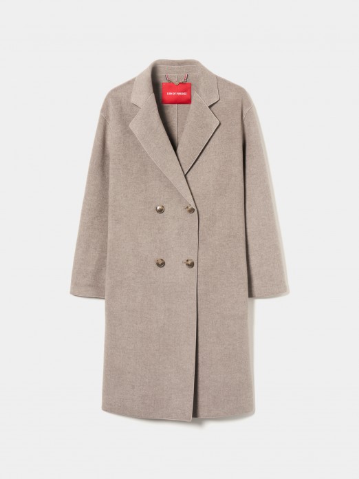 Double-breasted overcoat