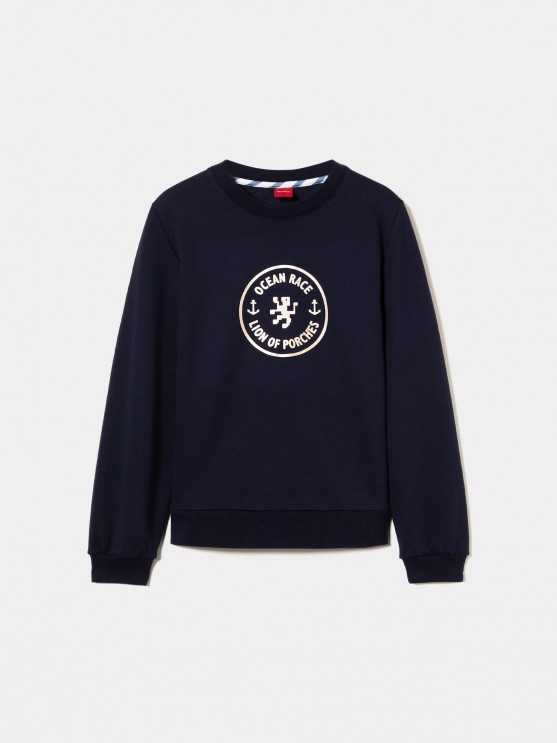 Printed sweater