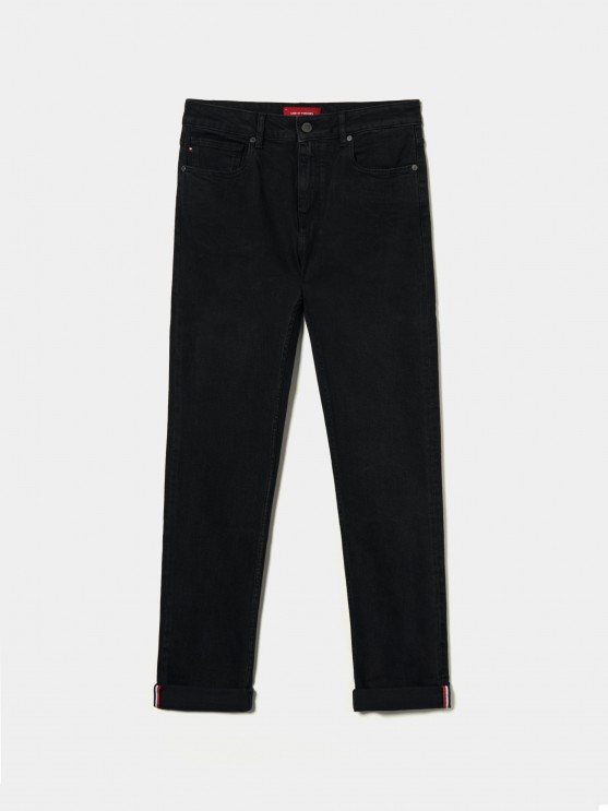 Regular fit denim pants
