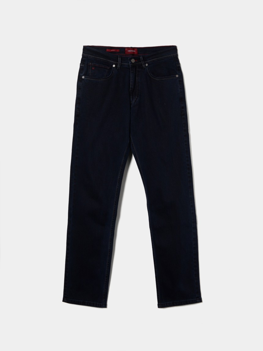 Regular fit denim pants