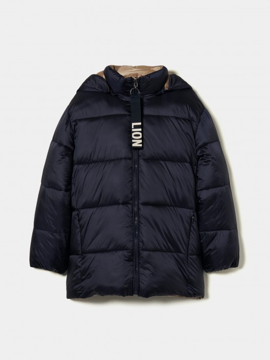 Quilted reversible jacket