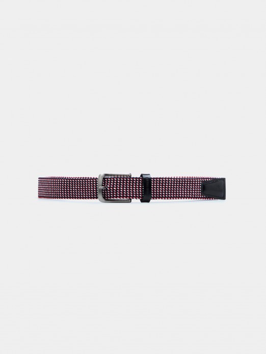 Tricolor elastic belt