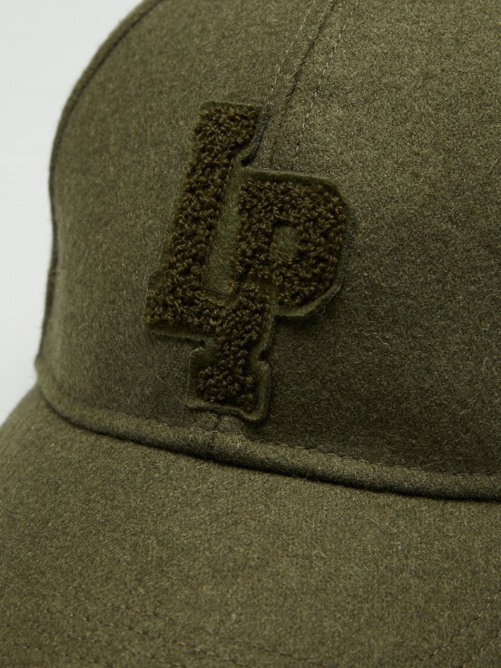 Wool blend cap