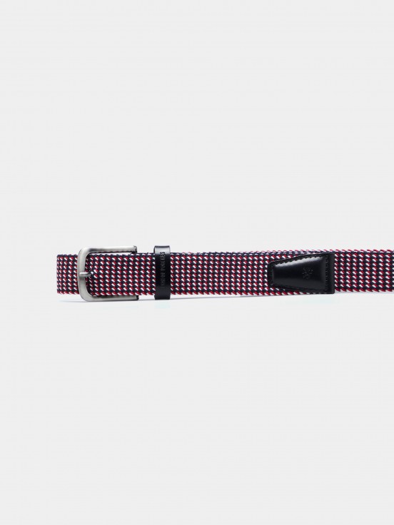 Tricolor elastic belt