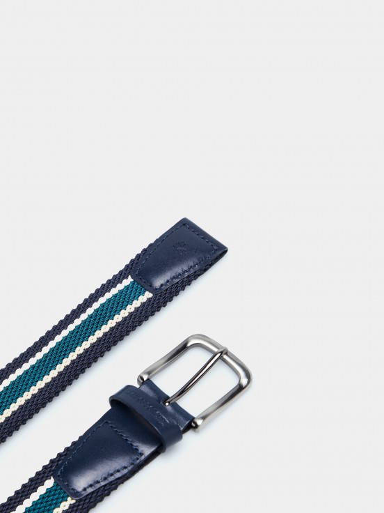 Tricolor elastic belt