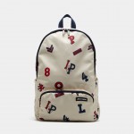 Backpack with print