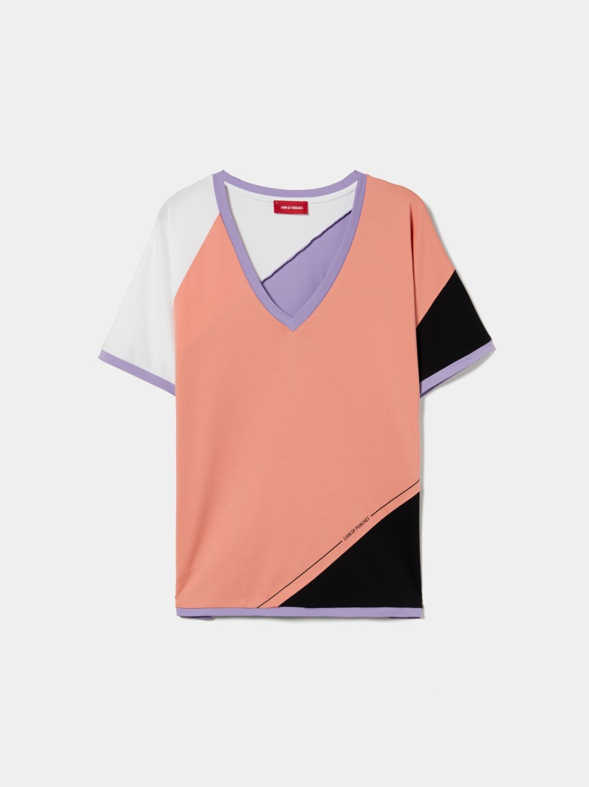 Color block t-shirt