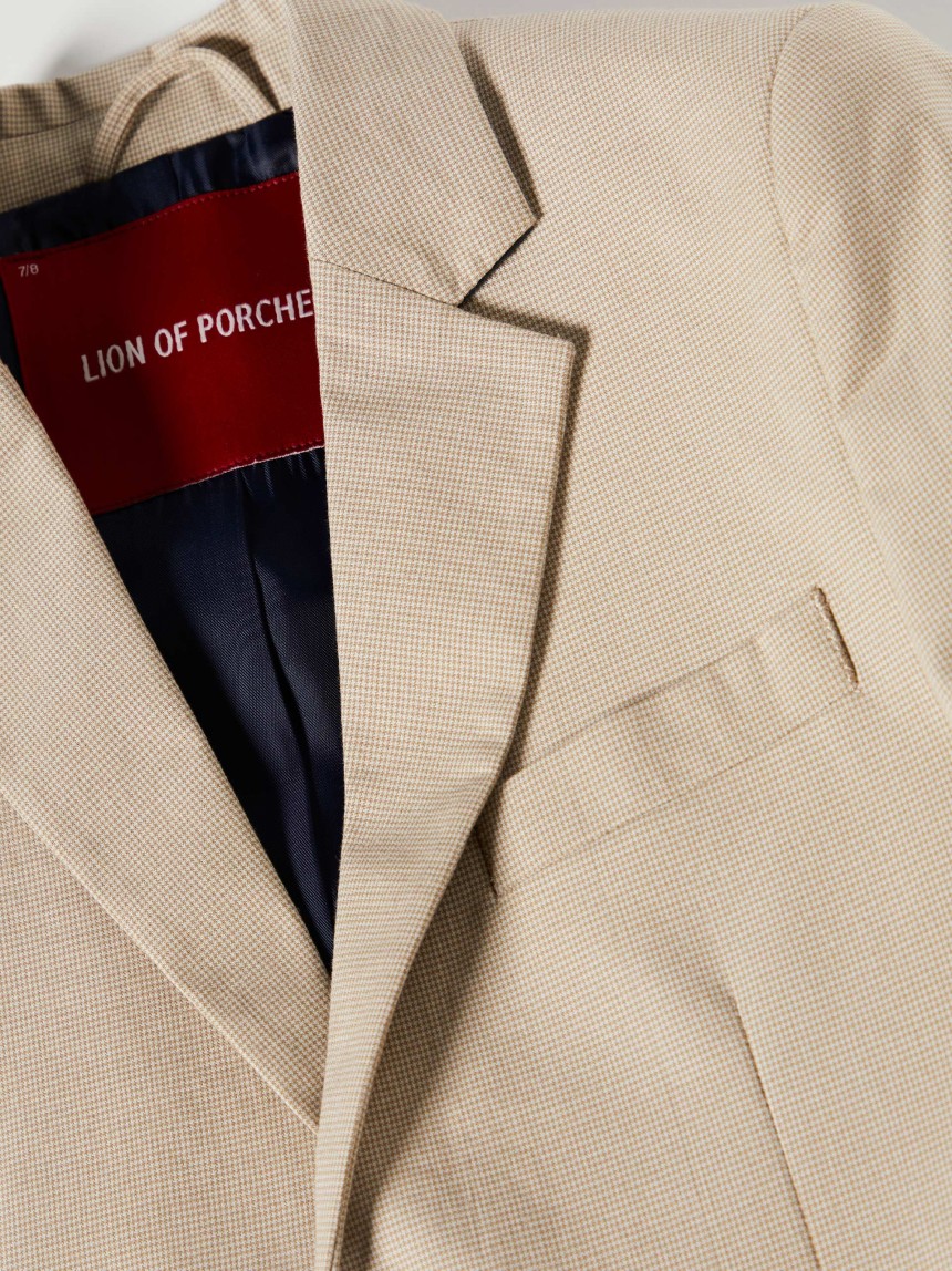 Blazer pied de poule