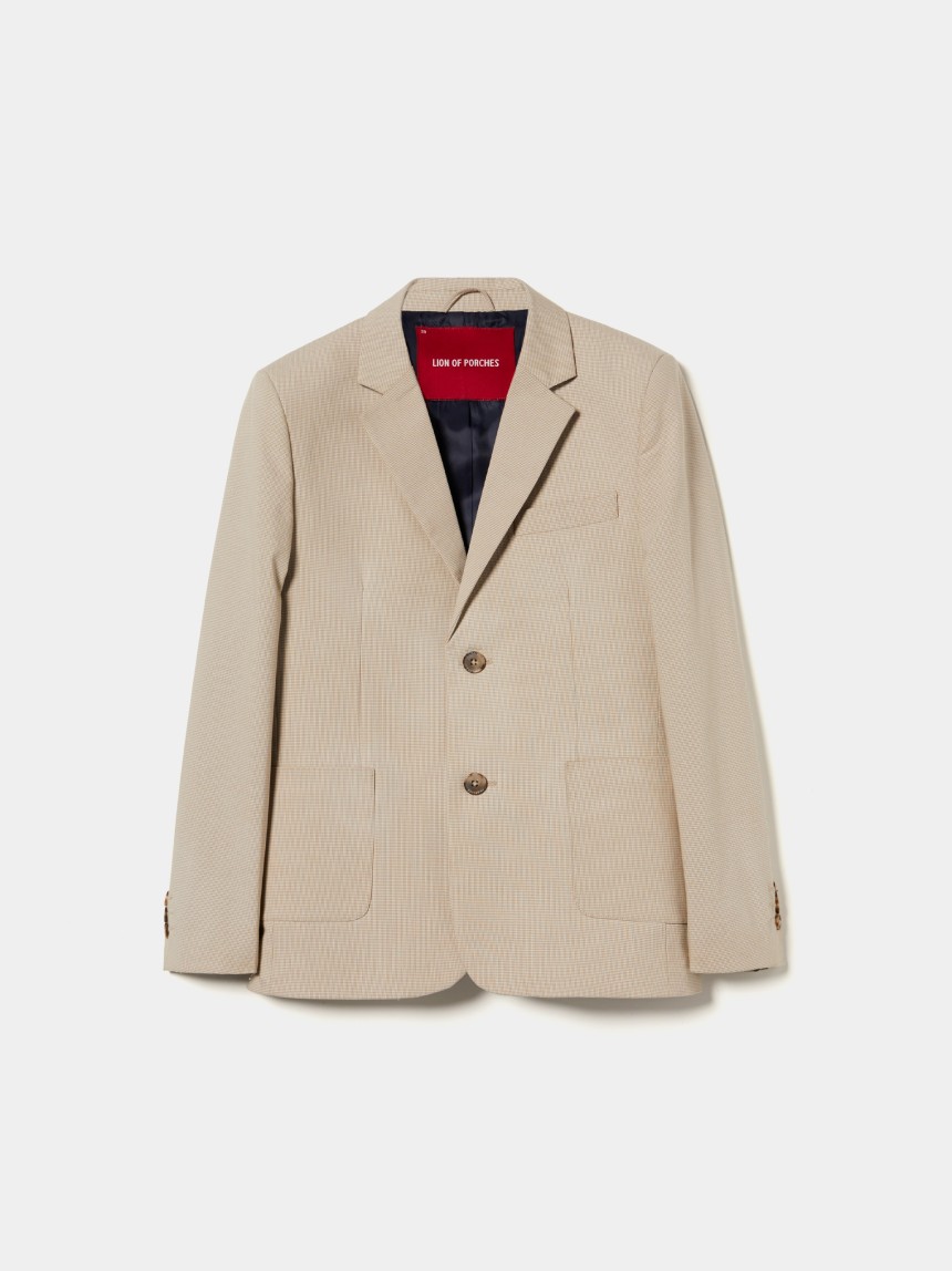 Blazer pied de poule