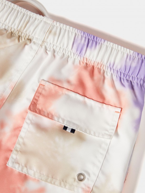 Tie dye swim shorts